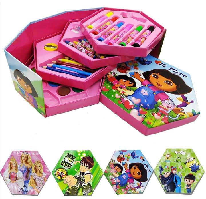 46 Pcs Dora Explorer Art & Craft Kit