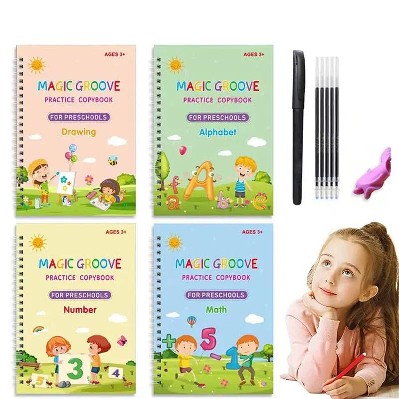 Magic Groove Copybook Set with 10 Refills